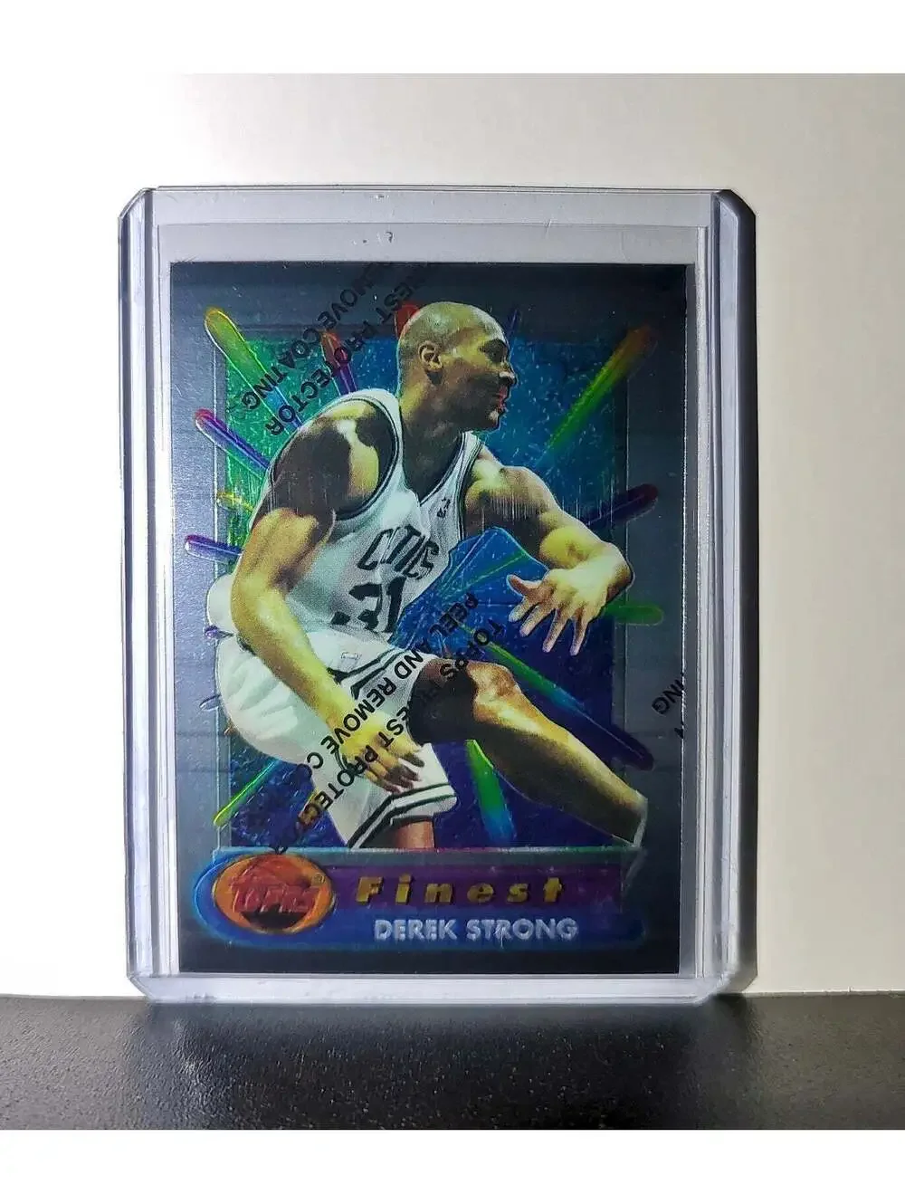 Derek Strong 1994-95 Topps Finest #319 Basketball Card